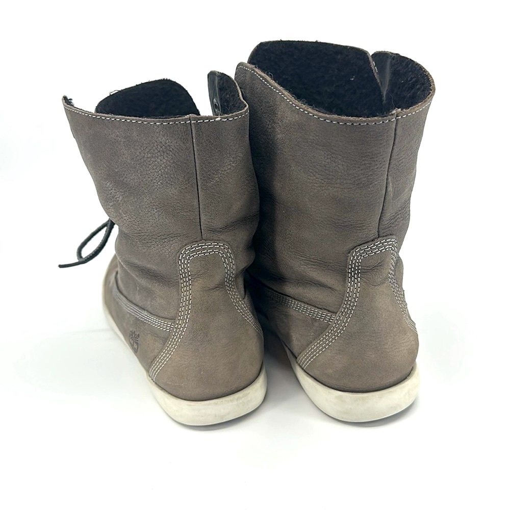 Timberland Glastenbury A149A Fleece Suede Ankle Boots Womens US Size 8.5 - Picture 3 of 9